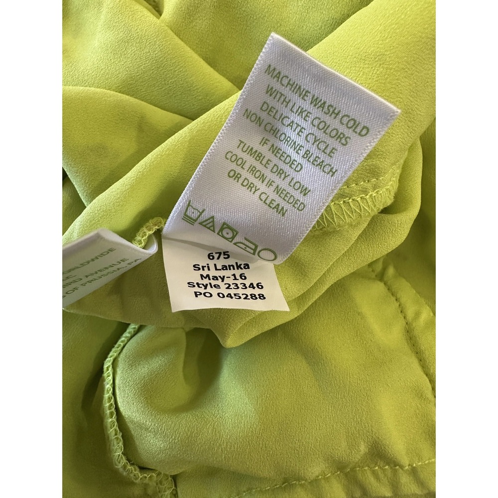 Lilly Pulitzer Celyn Romper Lime Ricky Lace Cotton Blend Size 0 Resort Vacation - Picture 7 of 13